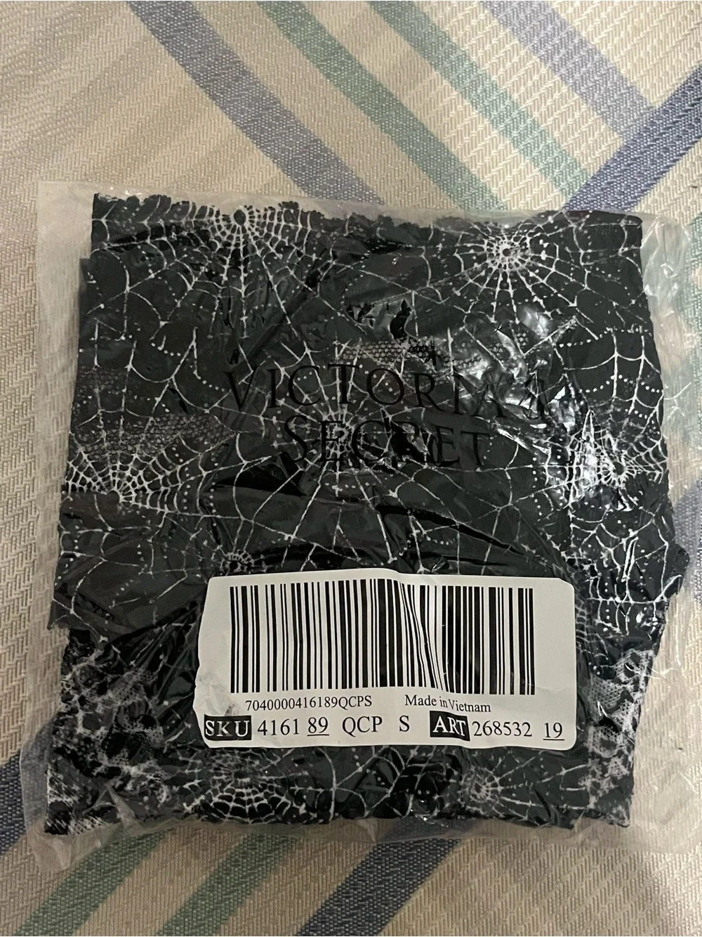 Victoria secret Women’s Black Lace Spiderweb Panty